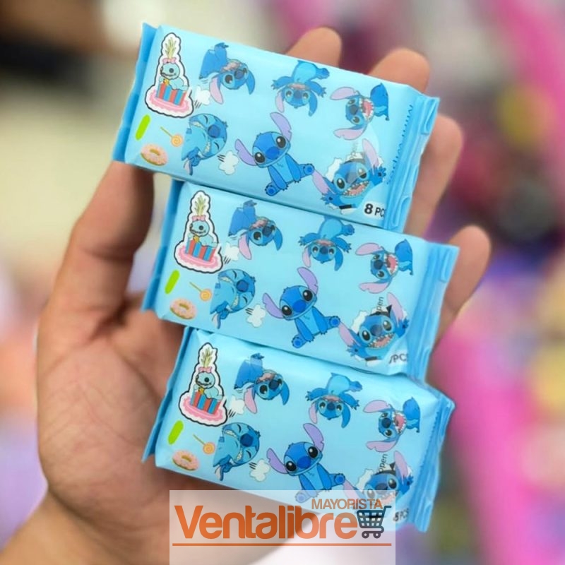 MINI TOALLITAS HÚMEDAS INFANTIL STITCH