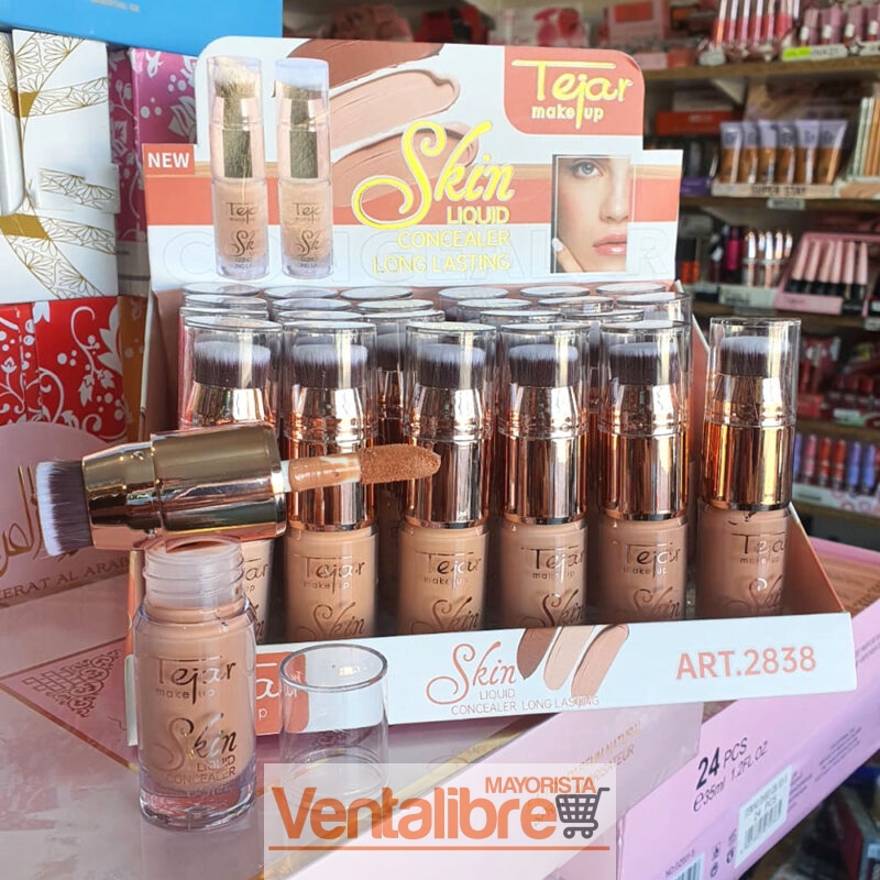 CORRECTOR LÍQUIDO CON APLICADOR A PRUEBA DE AGUA & LARGA DURACIÓN