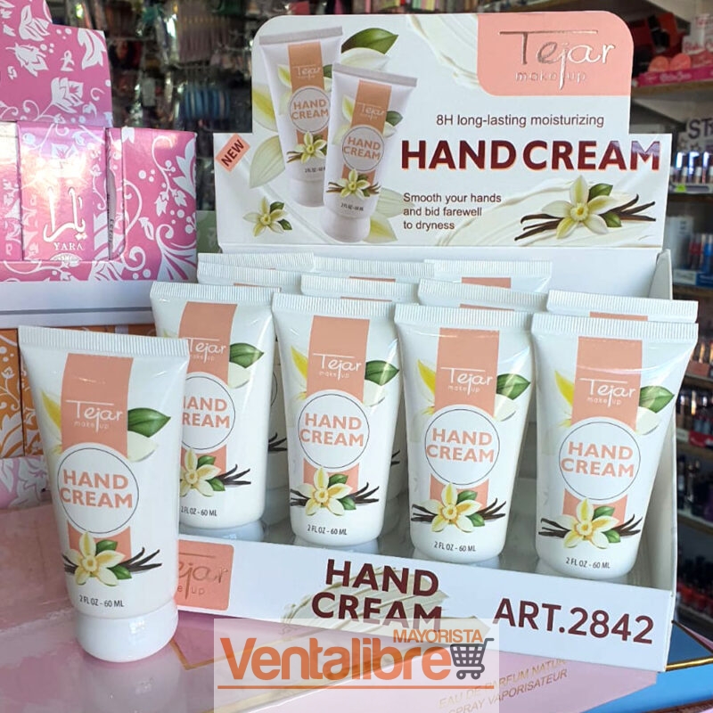 CREMA PARA MANOS HIDRATANTE 8H DE LARGA DURACIÓN AROMA VAINILLA