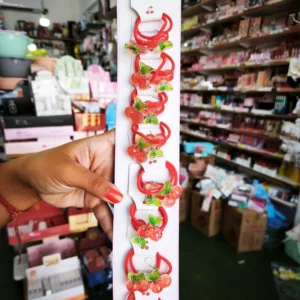 BLISTER DE DOS COLITAS FRUTILLAS EXCELENTE ELASTICIDAD