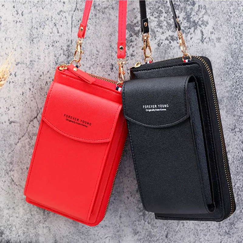 BANDOLERA PORTA CELULAR CORREA REGULABLE DOBLE COMPARTIMIENTO