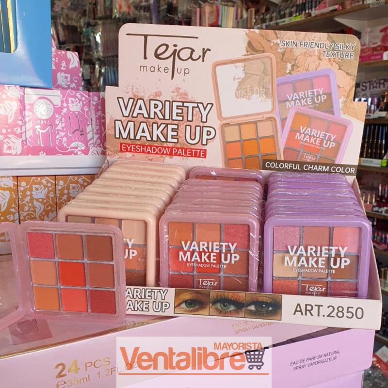 PALETA DE SOMBRAS PARA OJOS X 9 COLORES MATTE & BRILLANTES