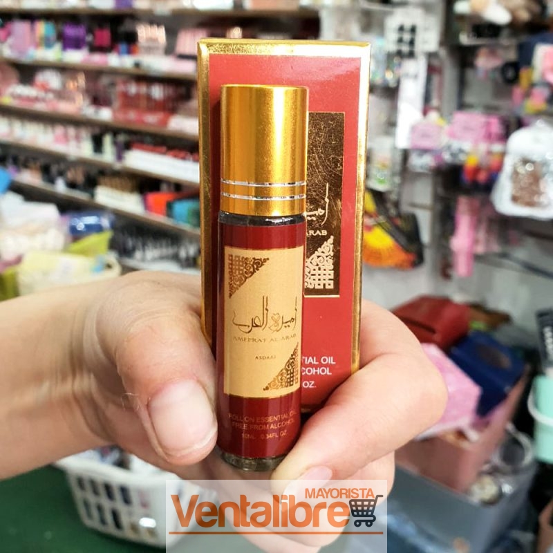 PERFUME ÁRABE FEMENINO AMEERAT AL ARAB ROLL-ON 10ML.
