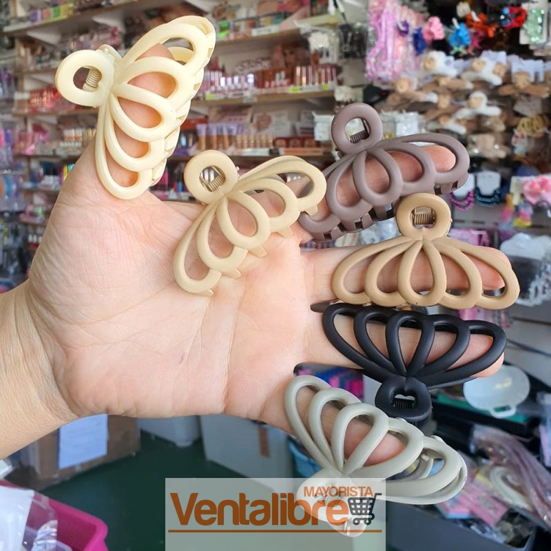 BROCHE PINZA PARA EL CABELLO CON AGARRE ANTIDESLIZANTE