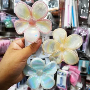BROCHE FLOR HAWAIANA COLORES EXCELENTE CALIDAD