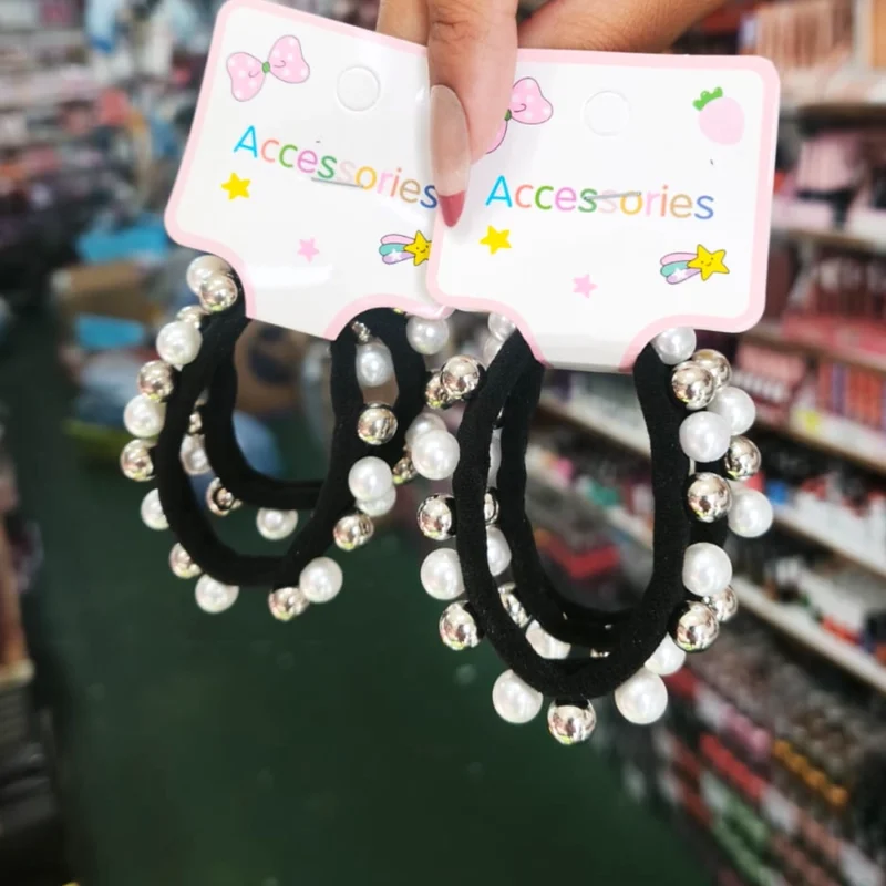 BLÍSTER DE 2 COLITAS PARA PELO CON PERLAS