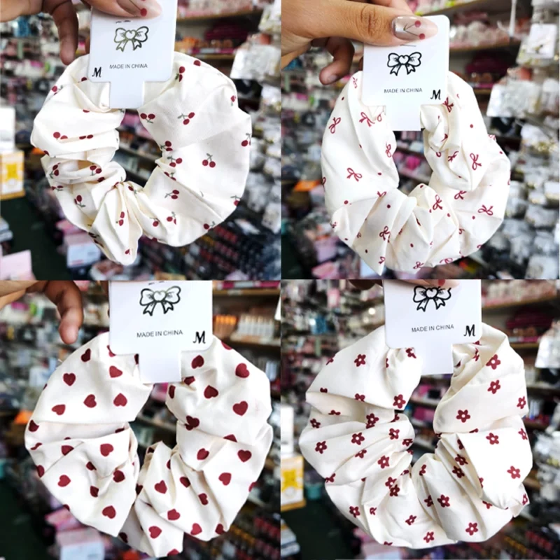 COLITAS SCRUNCHIES ENASTILADAS CON DISEÑOS