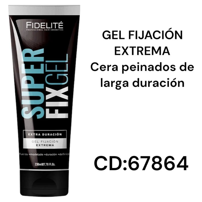 GEL FIJACIÓN EXTREMA FIDELITE EXTRA DURACIÓN EFECTO HÚMEDO