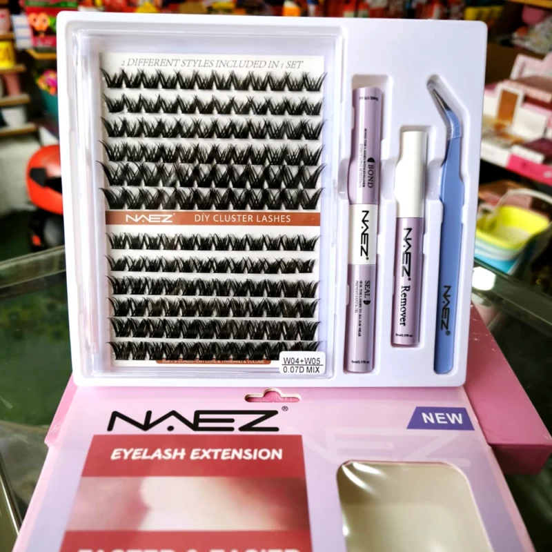 KIT DE PESTAÑAS 4 EN 1 CON PINZA REMOVEDOR APLICADOR