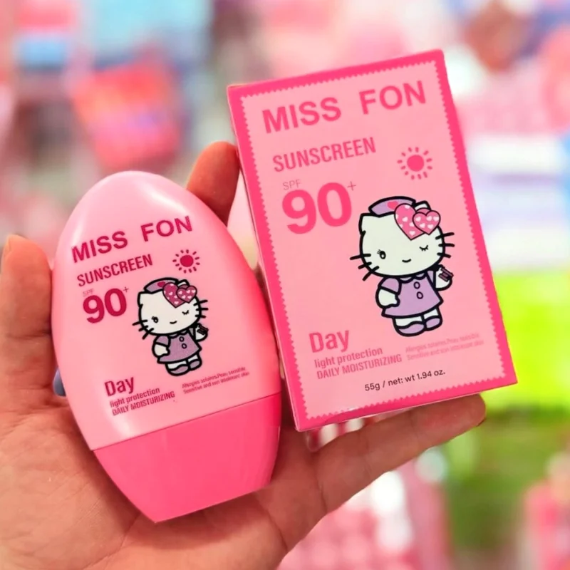 PROTECTOR SOLAR MISS FON SPF 90 CON DISEÑO DE HELLO KITTY