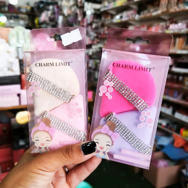 BLISTER DE ESPONJAS PARA MAQUILLAJE 2 PCS. CHARM LIMIT