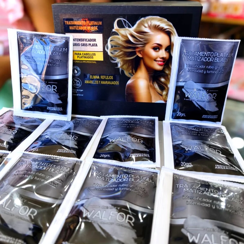 TRATAMIENTO PLATINUM MATIZADOR BLACK SACHET 20 GRS.
