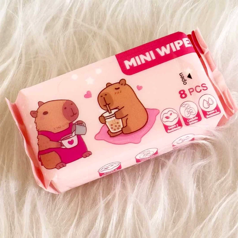 MINI TOALLITAS HUMEDADES INFANTIL CAPIBARA